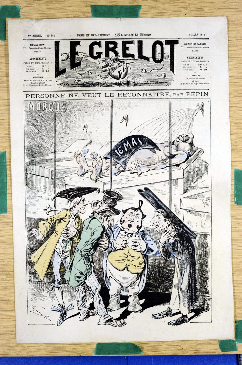 Cover of “” Le Grelot””, number 360, Satirique en Couleurs بواسطة إدوارد غيلومين بيبين
