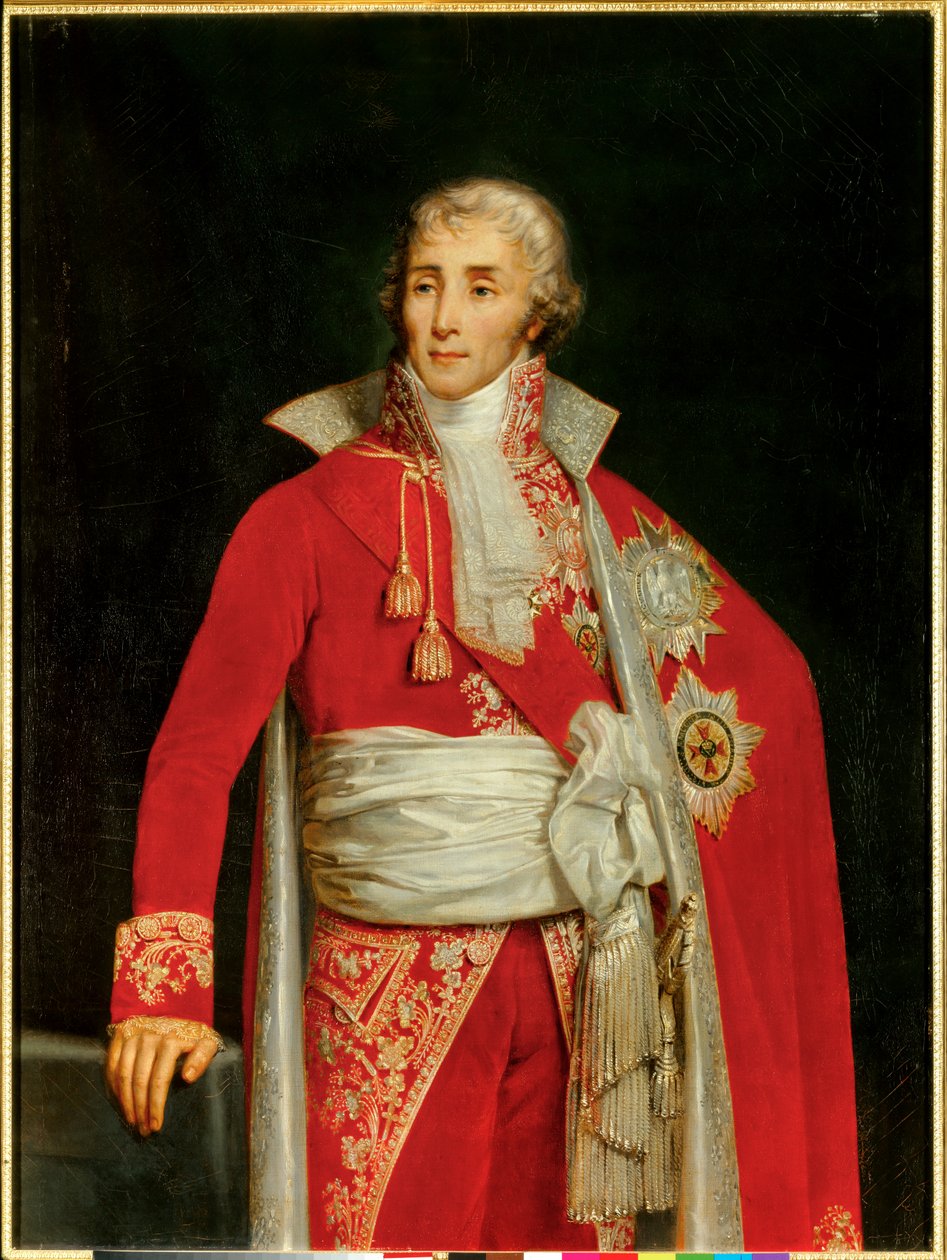 صورة لجوزيف فوش ، دوق أوترانتو (1759-1820) في لباس وزير الشرطة العامة لوحة رسمها إدوارد لويس دوبوف (1820-1883). القرن ال 19. خافت. 1،31 × 0،98 م. بواسطة إدوارد لويس دوبوف