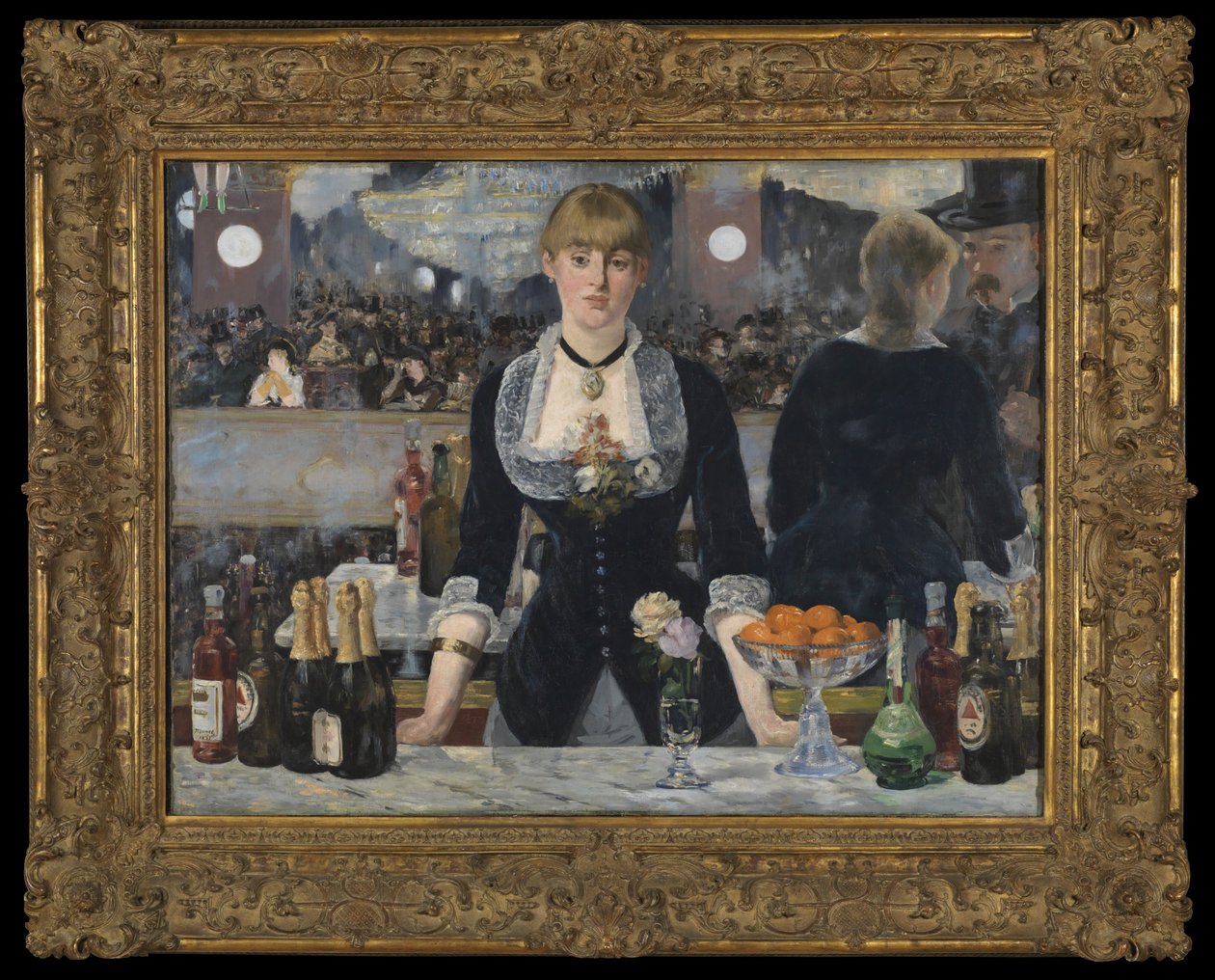 A Bar at the Folies-Bergere، 1881-82 (انظر أيضًا 2536) بواسطة إدوارد مانيه