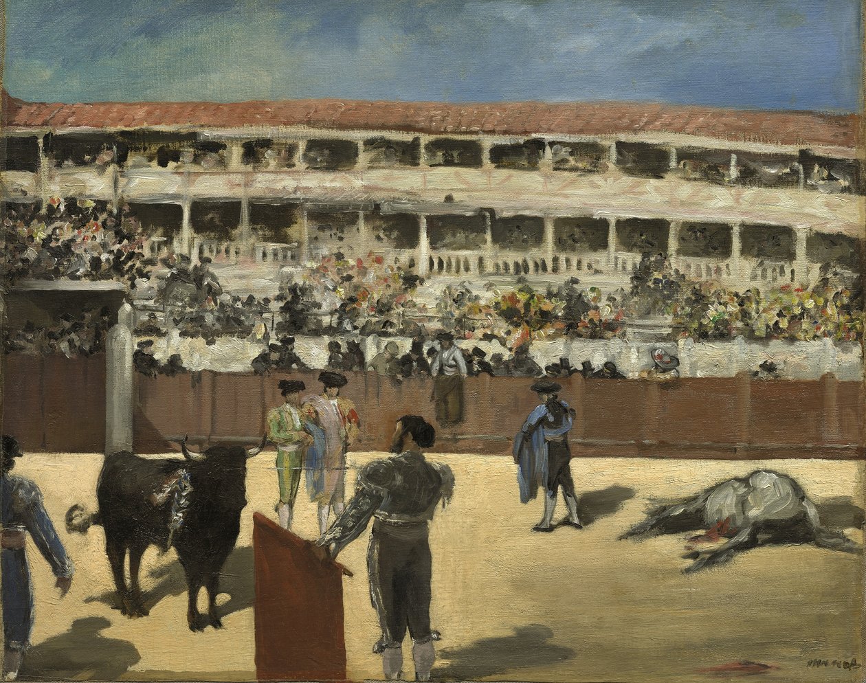 مصارعة الثيران ، 1865-66 بواسطة إدوارد مانيه