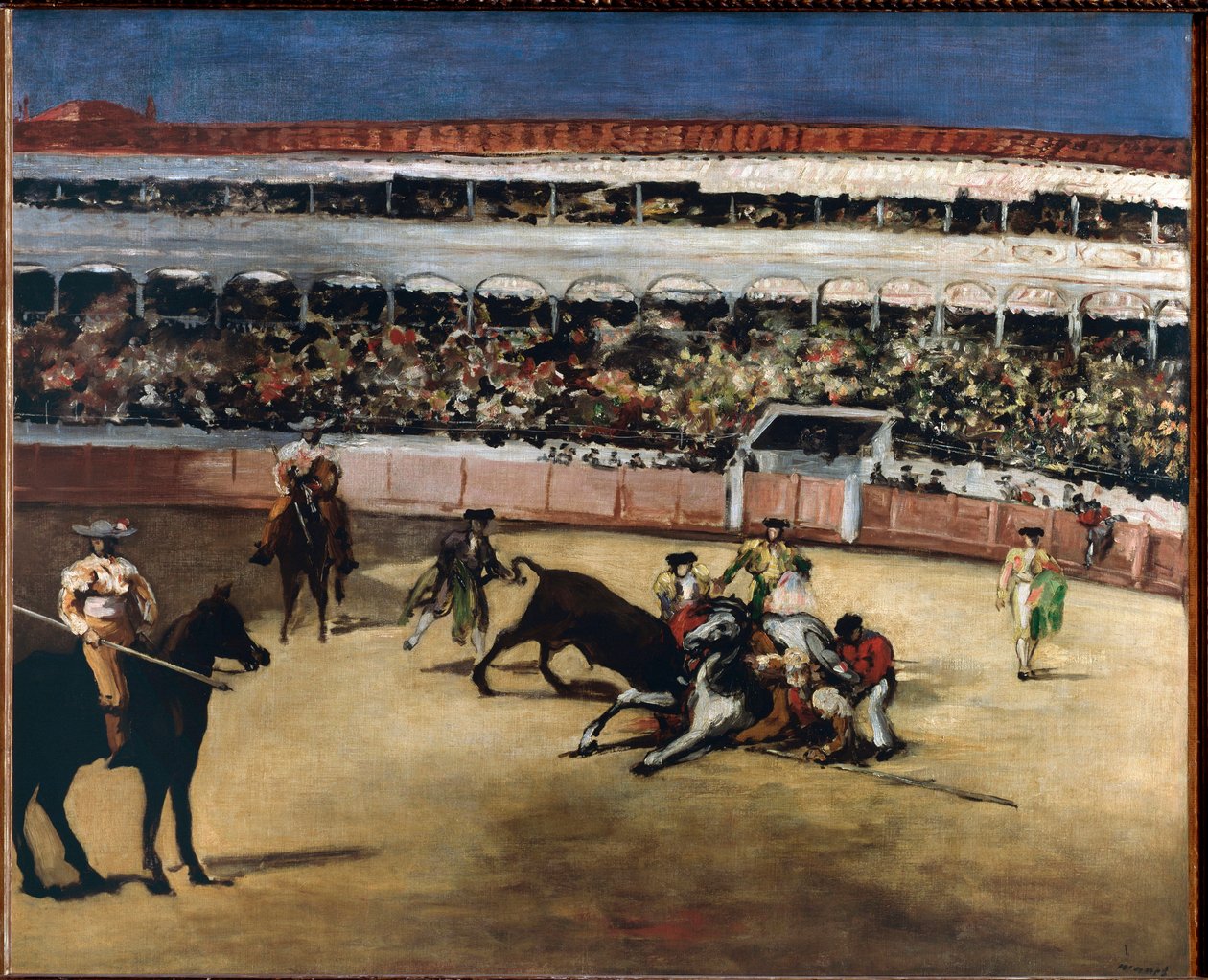 قتال الثيران - 1865-1866. زيت على قماش بواسطة إدوارد مانيه