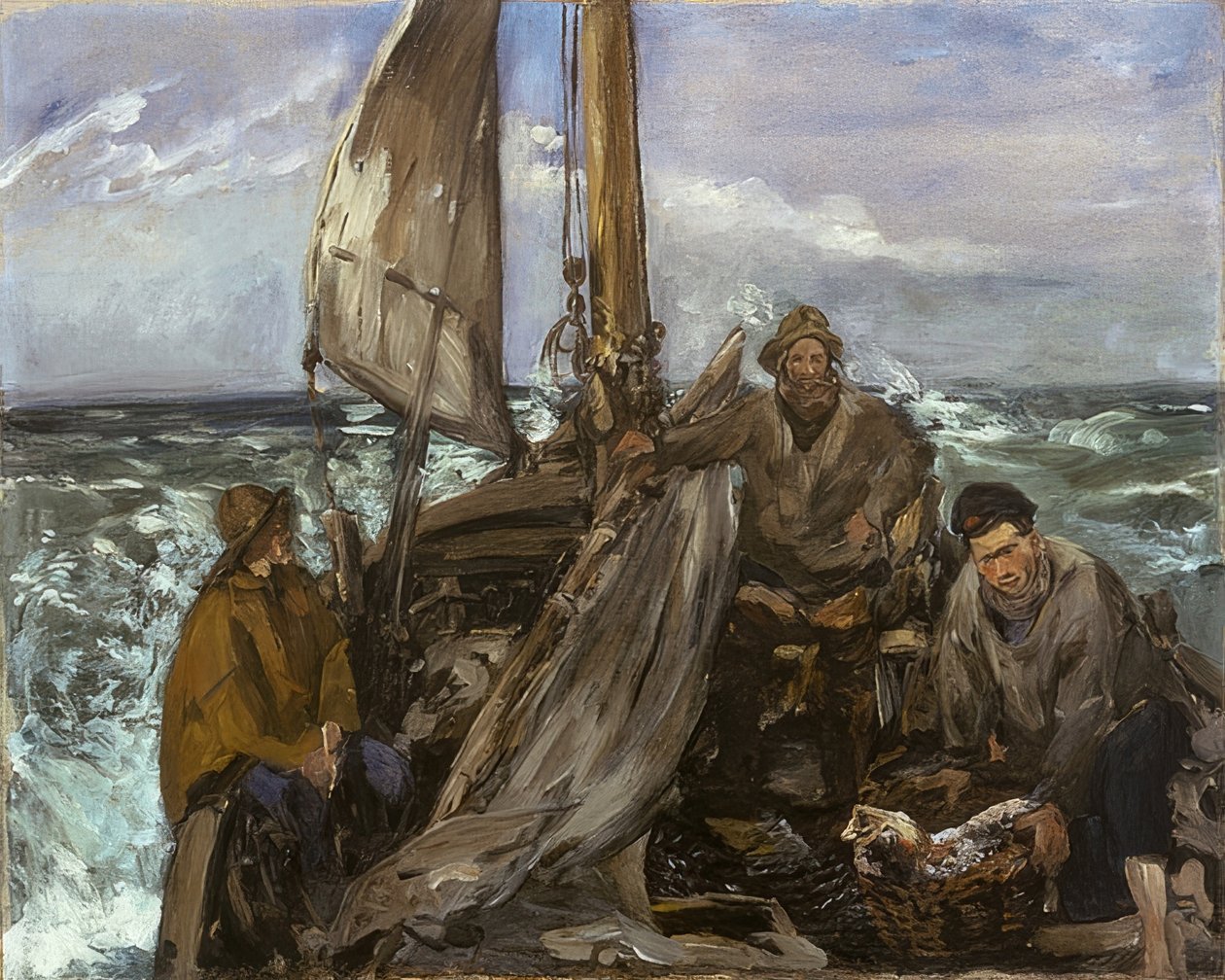 عمال البحر. 1873 بواسطة إدوارد مانيه