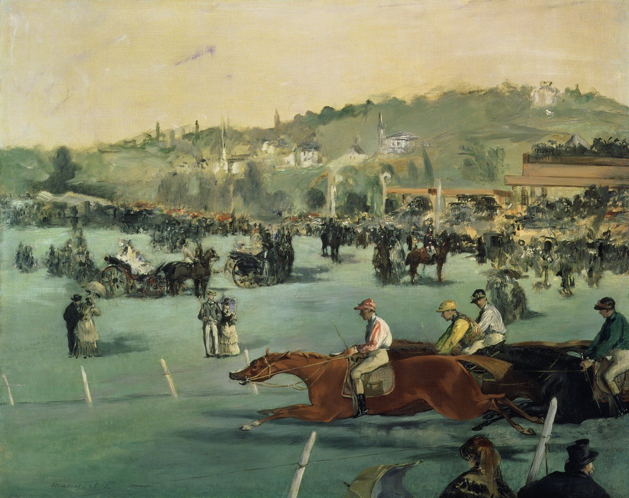 سباق الخيل ، 1872 بواسطة إدوارد مانيه