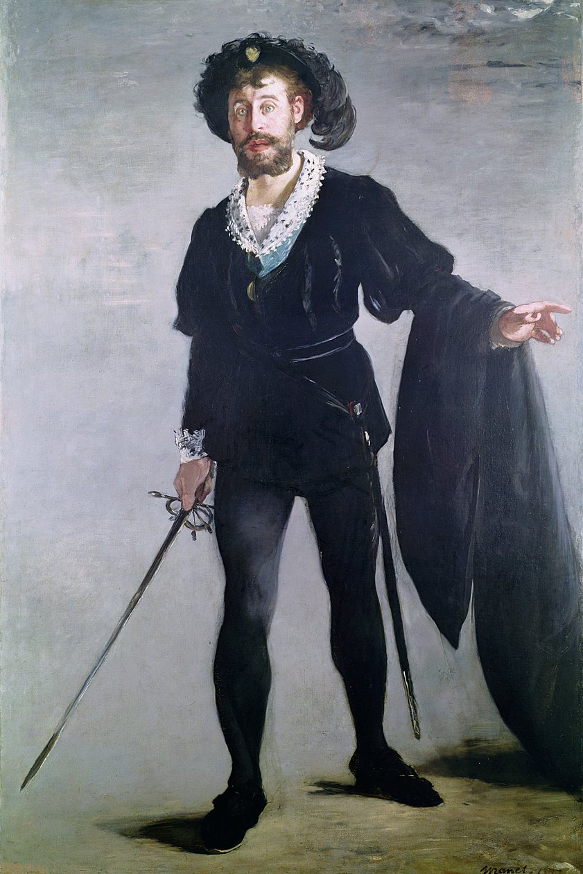 جان بابتيست فوري (1830-1914) مثل هاملت ، 1877 بواسطة إدوارد مانيه