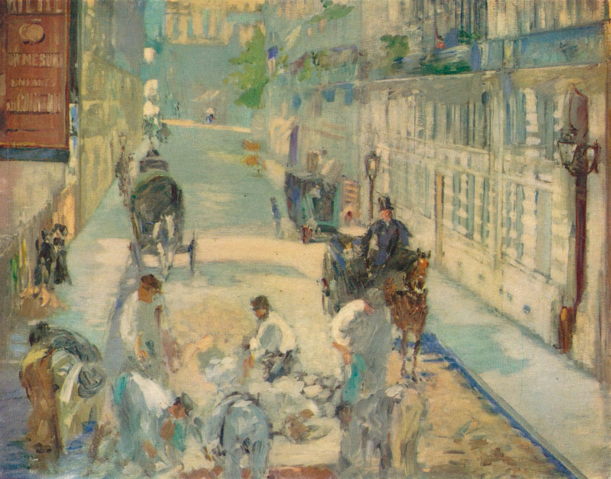 رصف شارع دي بيرن 1878 بواسطة إدوارد مانيه