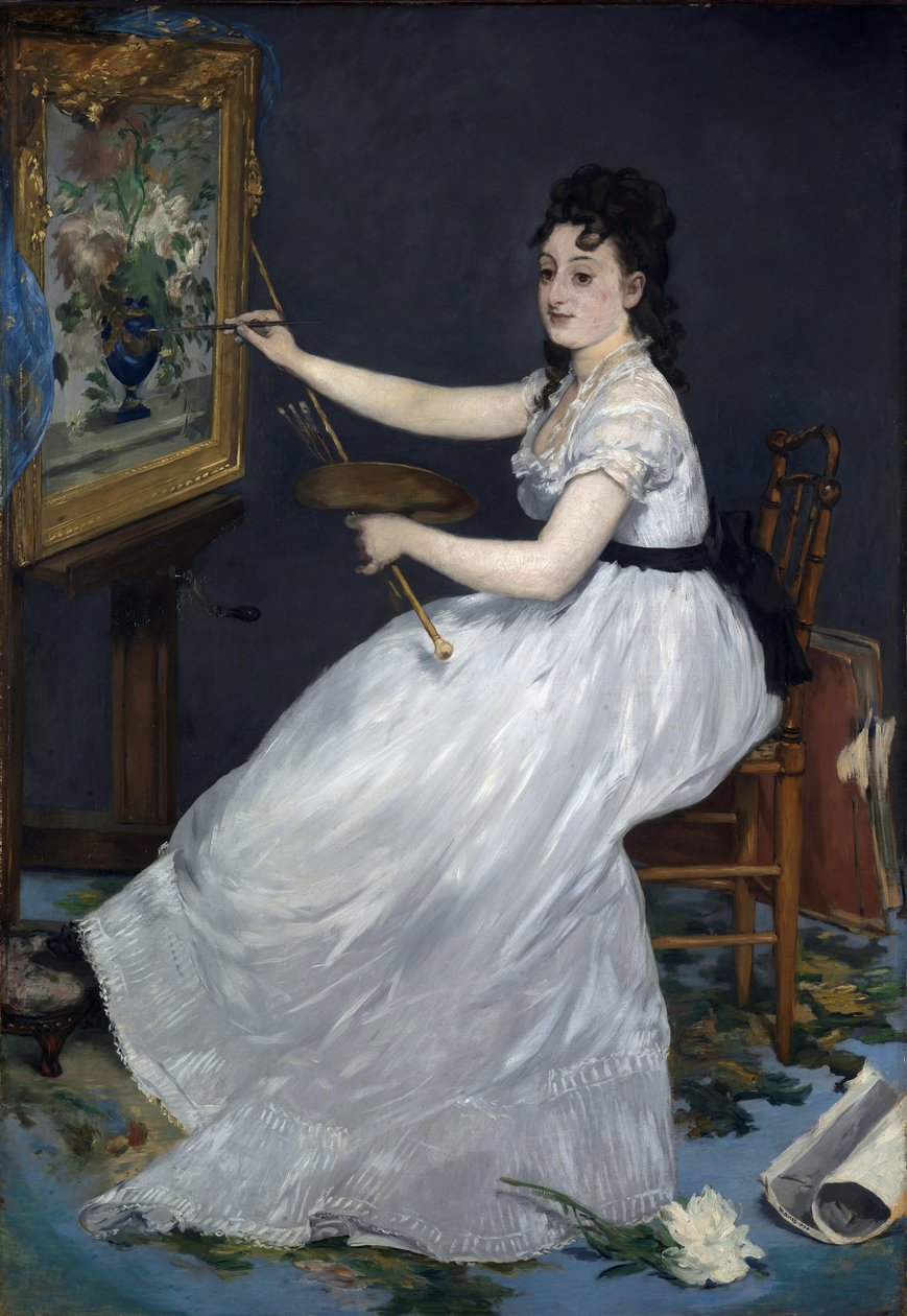 مانيه ، إدوارد (1832-1883) إيفا غونزاليس (1849-1883) ألوان زيتية على قماش 1870 المتحف الوطني ، لندن 191x133،4 بواسطة إدوارد مانيه