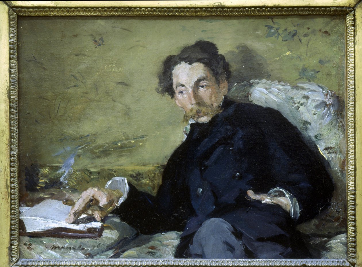 ستيفان مالارم (1842 - 1898) - بقلم إدوارد مانيه بواسطة إدوارد مانيه