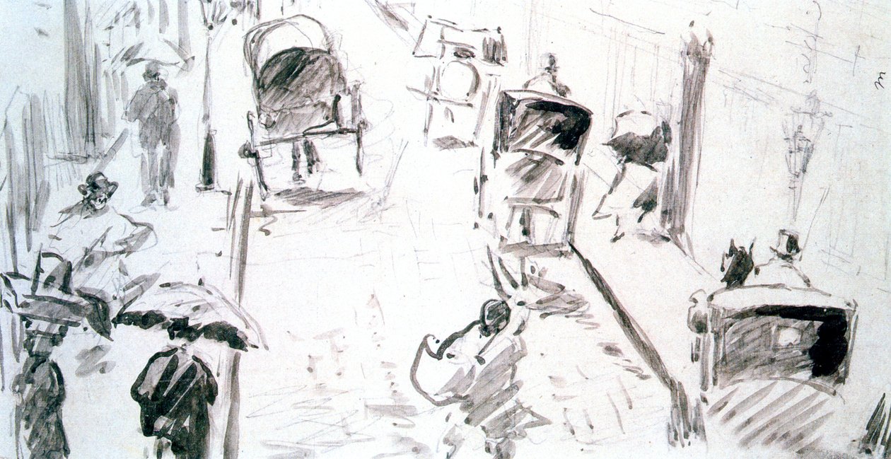 مشهد الشارع ، c1850-c1883 بواسطة إدوارد مانيه