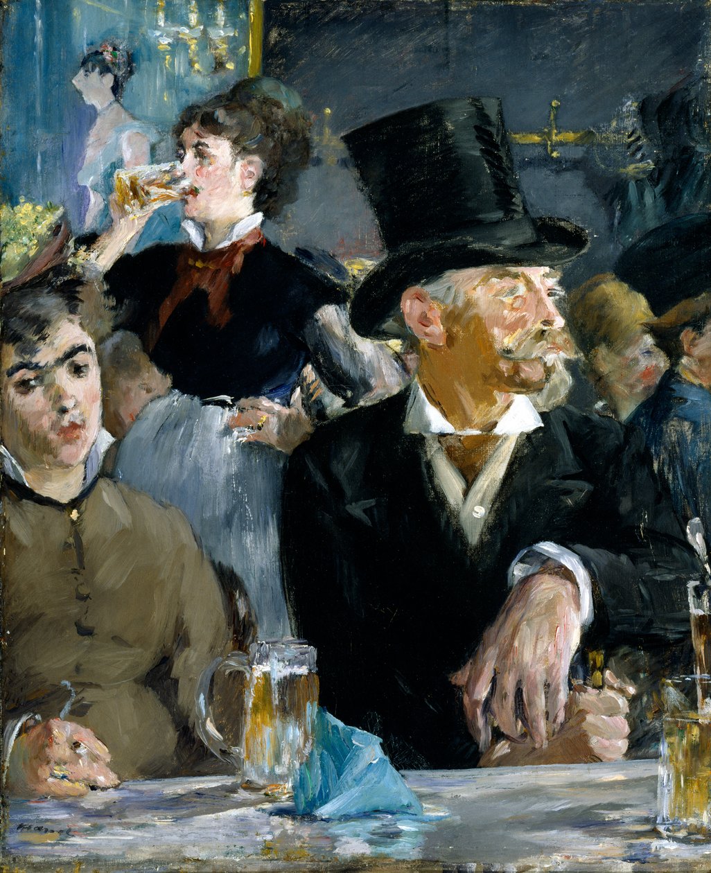 The Café-Concert ، حوالي 1879 (زيت على قماش) بواسطة إدوارد مانيه