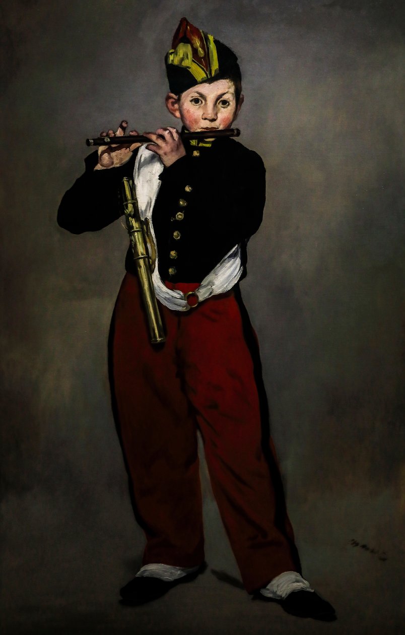 The Fife Player 1866 (زيت على قماش) بواسطة إدوارد مانيه