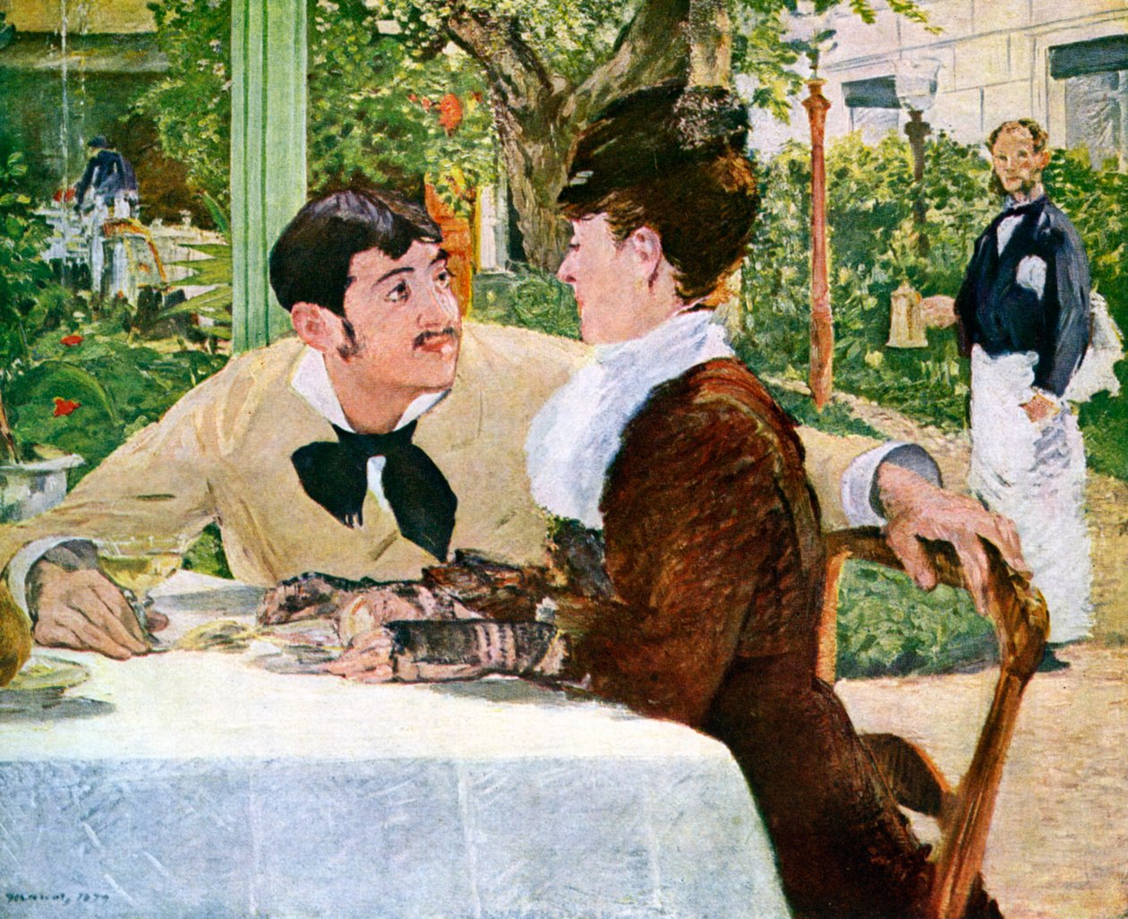 حديقة Pere Lathuille ، 1879 1938. بواسطة إدوارد مانيه