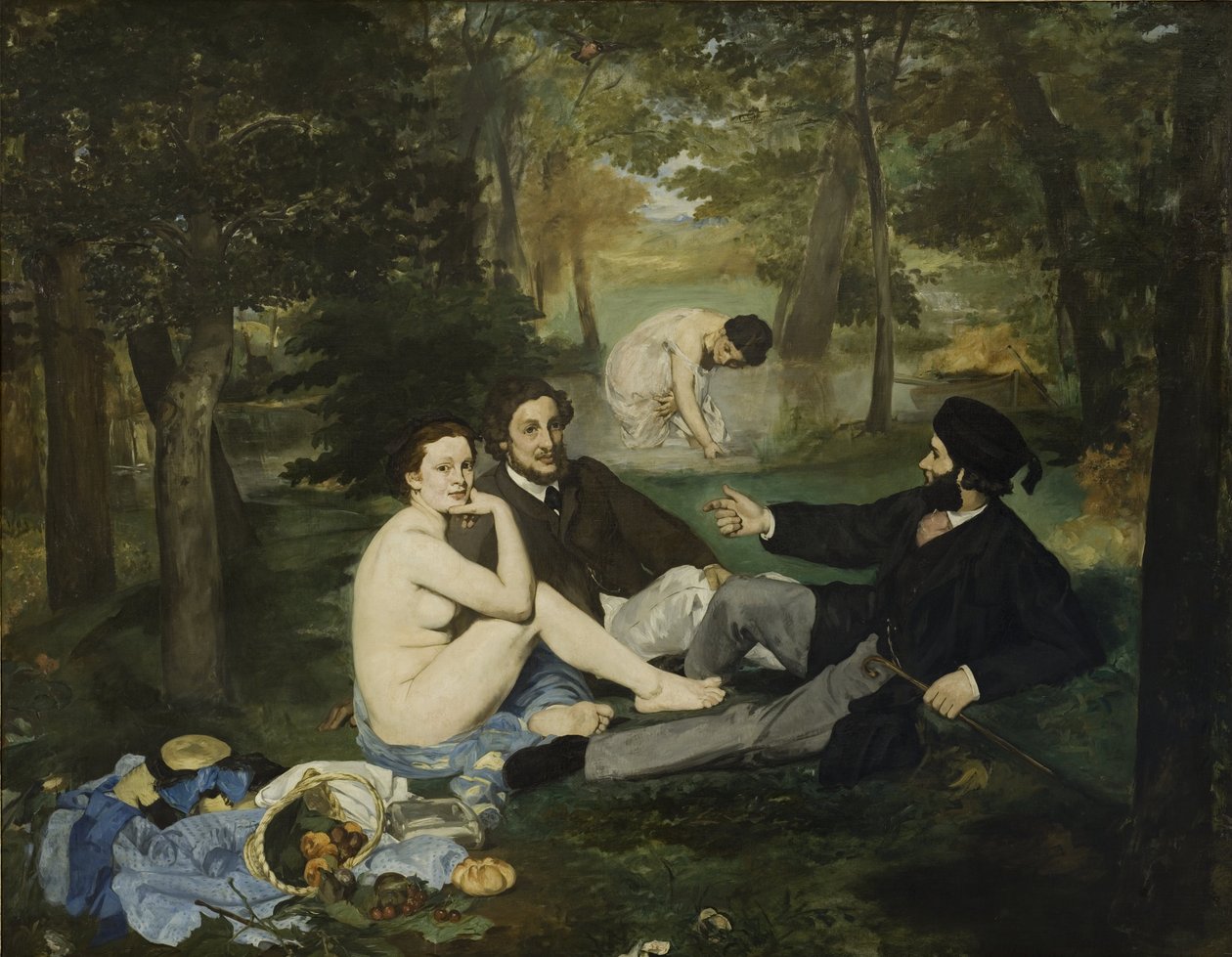 غداء على العشب ، 1863 بواسطة إدوارد مانيه
