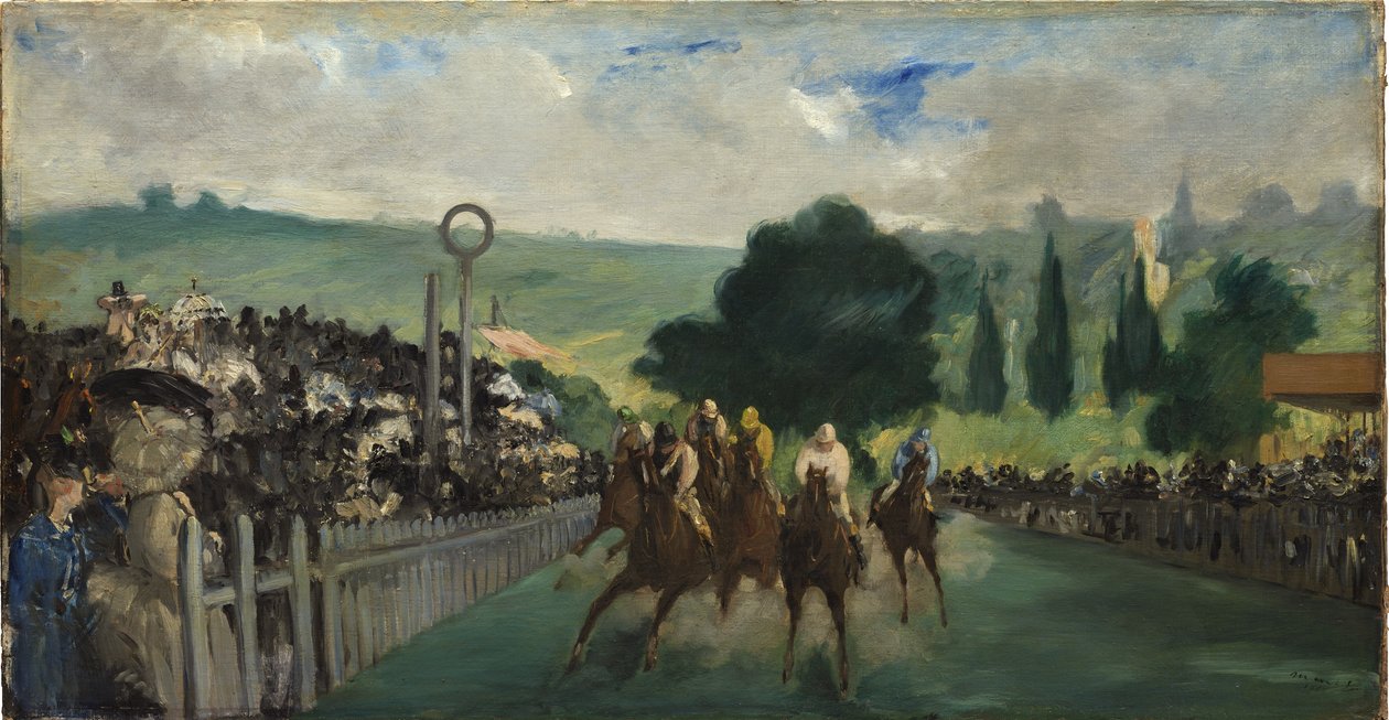 الأجناس في لونجشامب 1866 بواسطة إدوارد مانيه