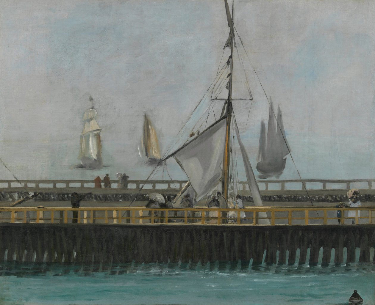رصيف بولوني سور مير ، 1868 بواسطة إدوارد مانيه