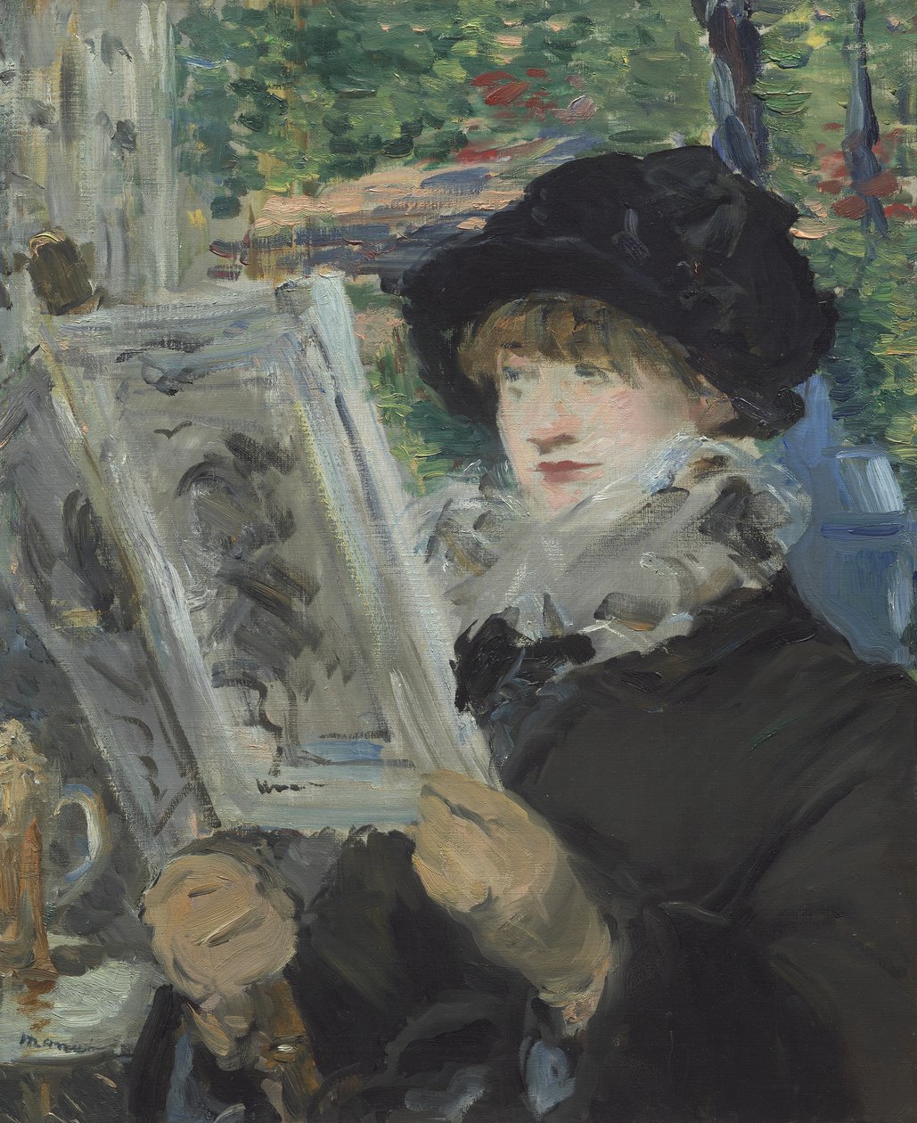 قراءة المرأة ، 1879-1880 بواسطة إدوارد مانيه