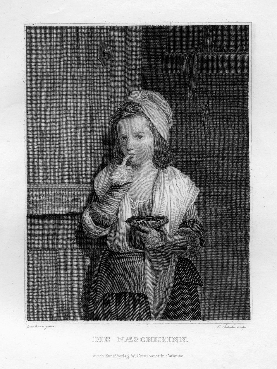 فتاة تأكل ، c1833 بواسطة إدوارد شولر