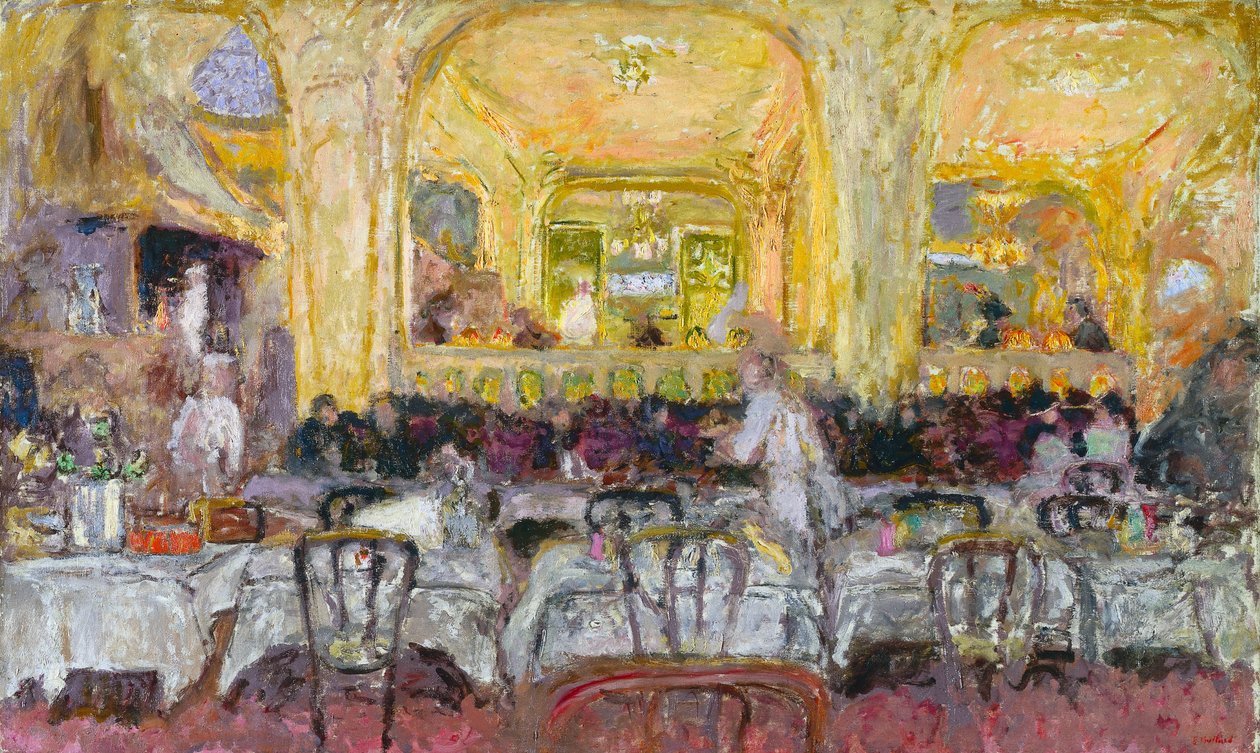 مقهى ويبلر ، c.1908-10 ، أعيدت صياغته في عام 1912 بواسطة إدوارد فويلارد