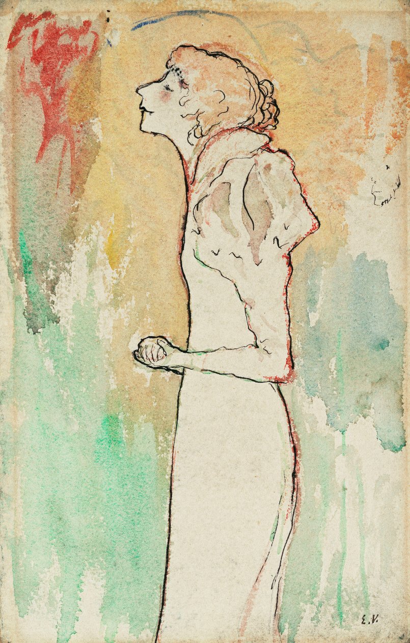 المغني ، c.1891-92 بواسطة إدوارد فويلارد