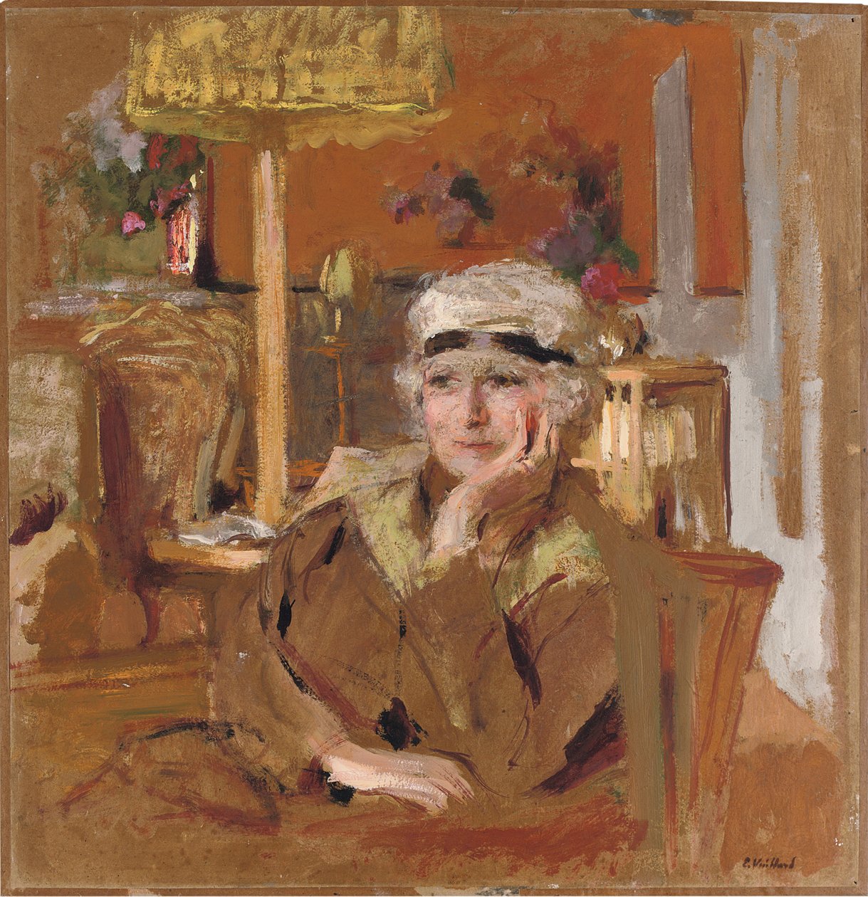 لوسي هيسيل في شريط أسود مخملي ، c.1921-25 بواسطة إدوارد فويلارد