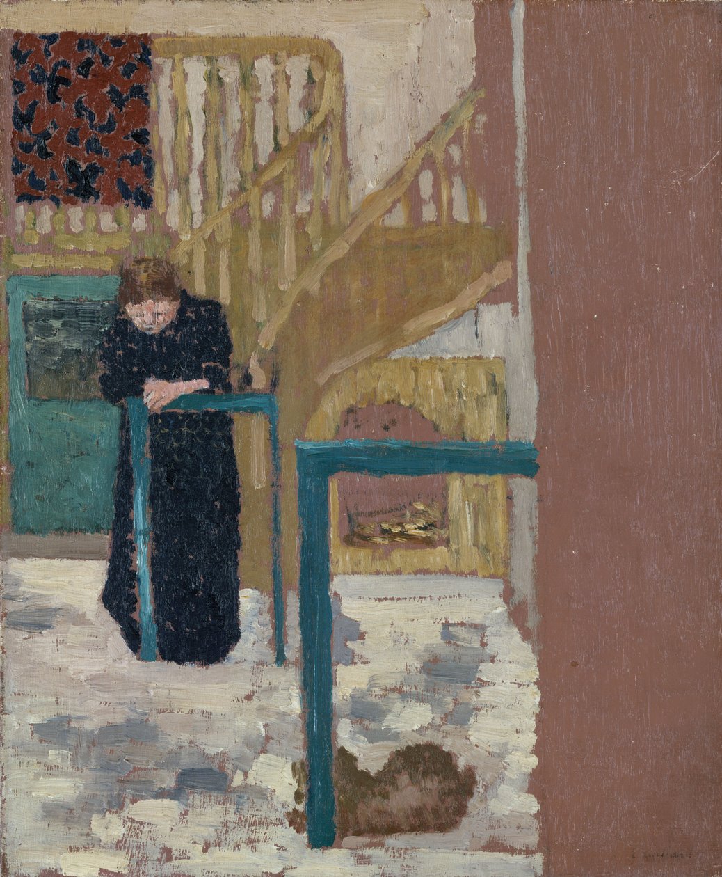 السيدة Vuillard في استوديو Set Designers ، 1893-94 بواسطة إدوارد فويلارد