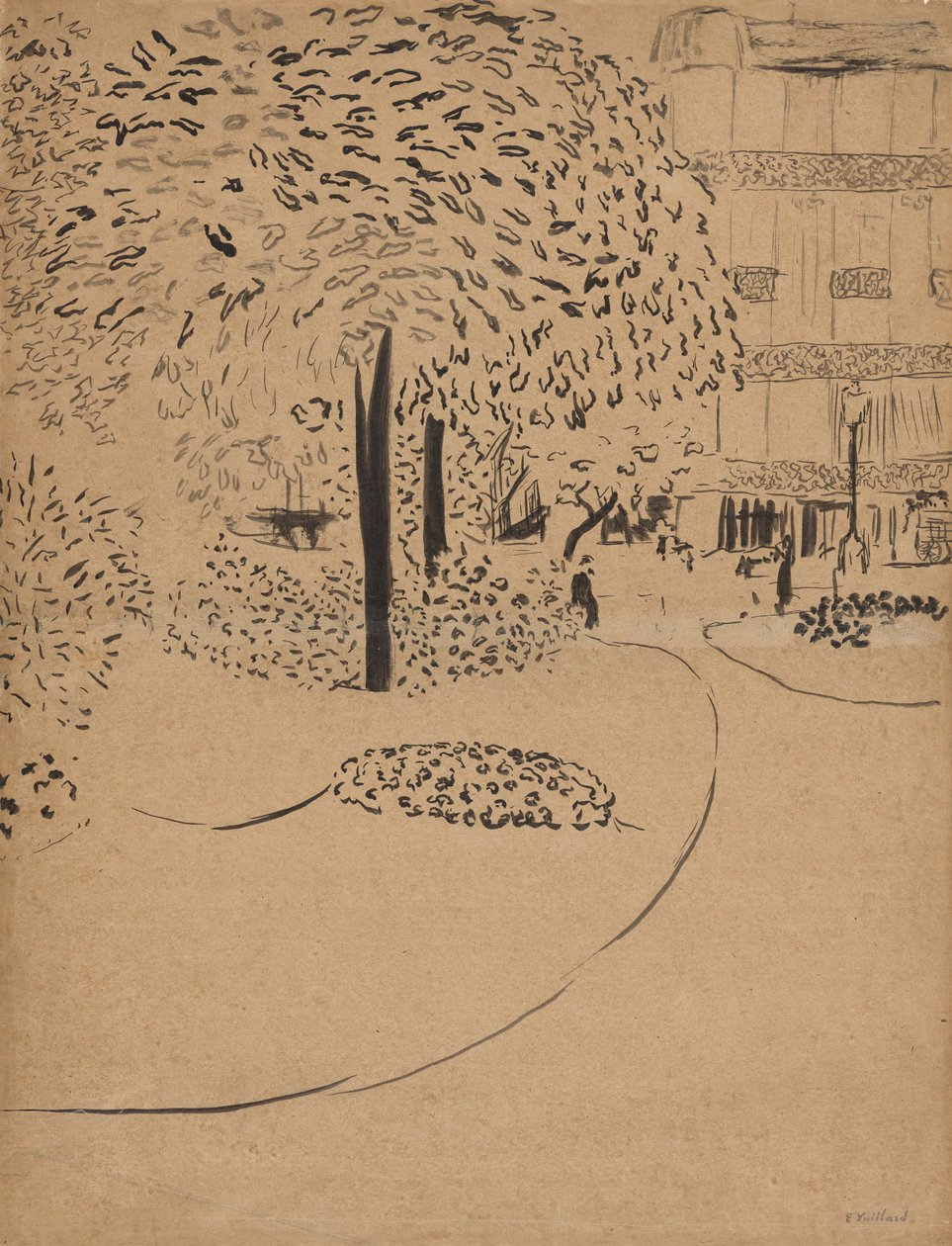 الساحة ، 1910. بواسطة إدوارد فويلارد