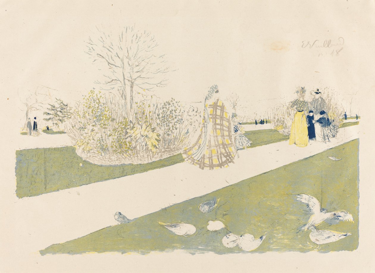 The Tuileries Garden The Tuileries Garden ، تم نشره عام 1896. بواسطة إدوارد فويلارد