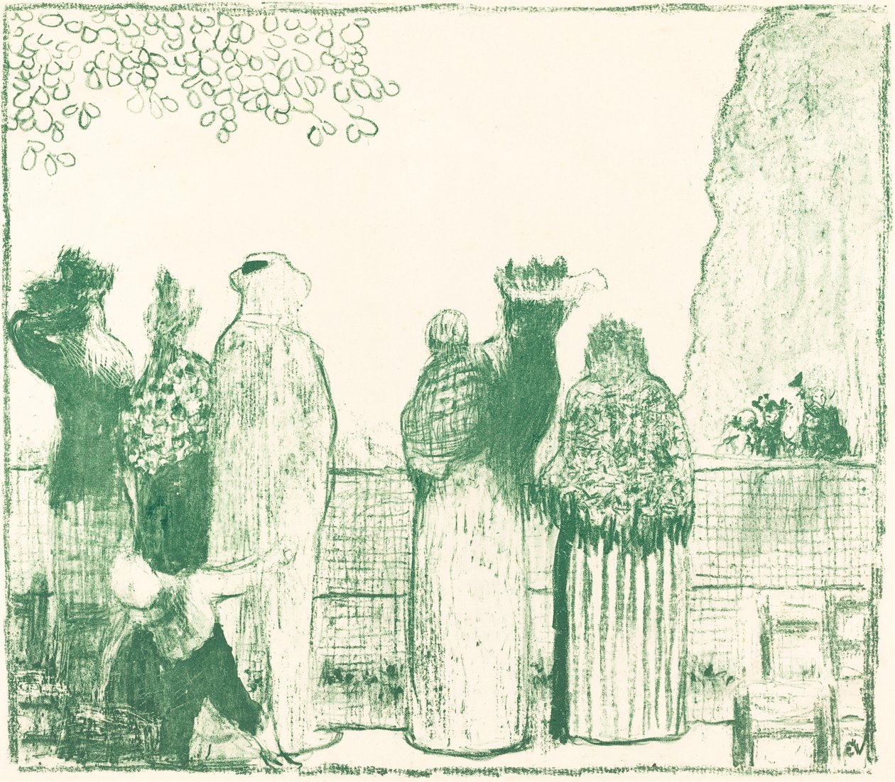 حدائق التويلري 1895. بواسطة إدوارد فويلارد