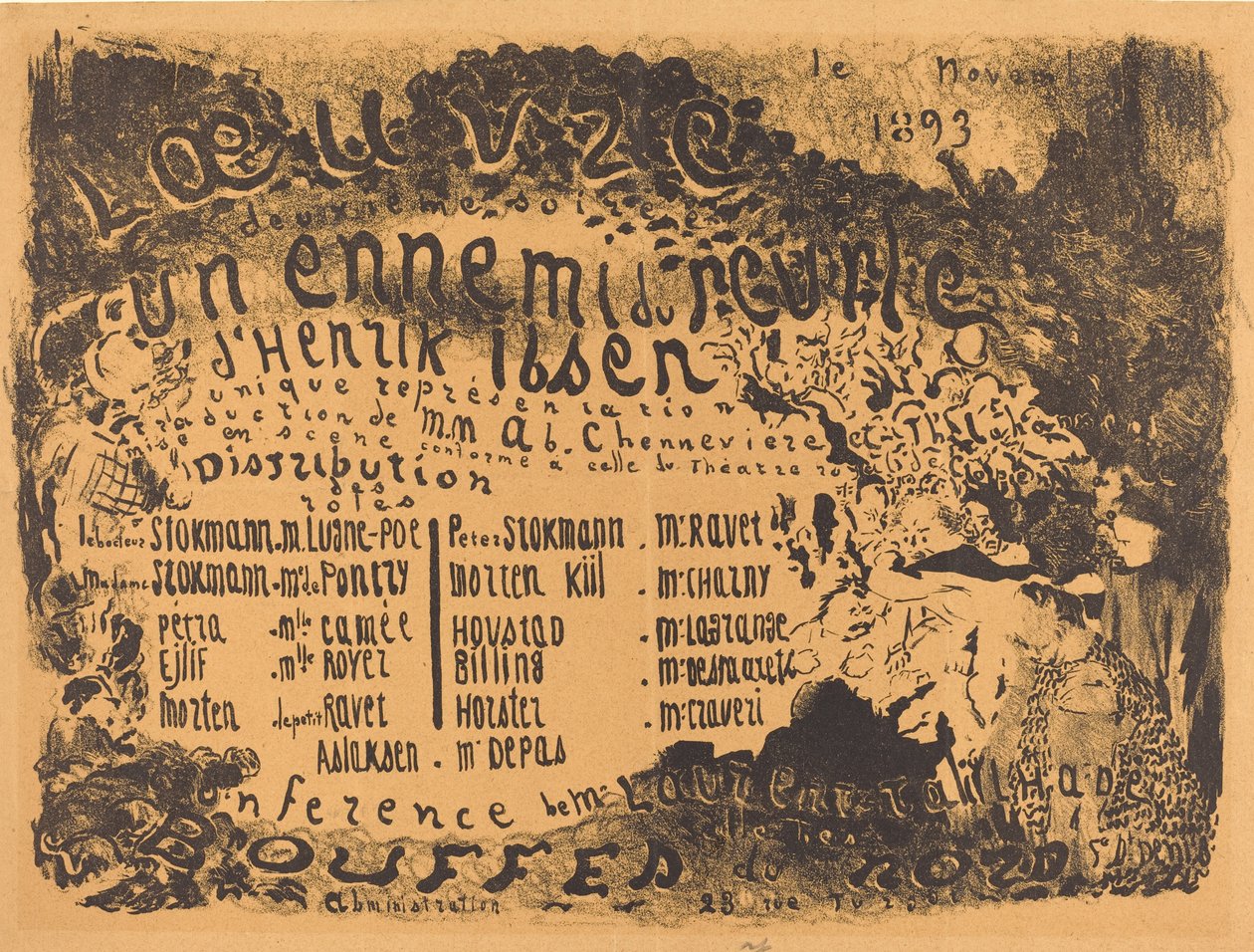 عدو الشعب 1893. بواسطة إدوارد فويلارد