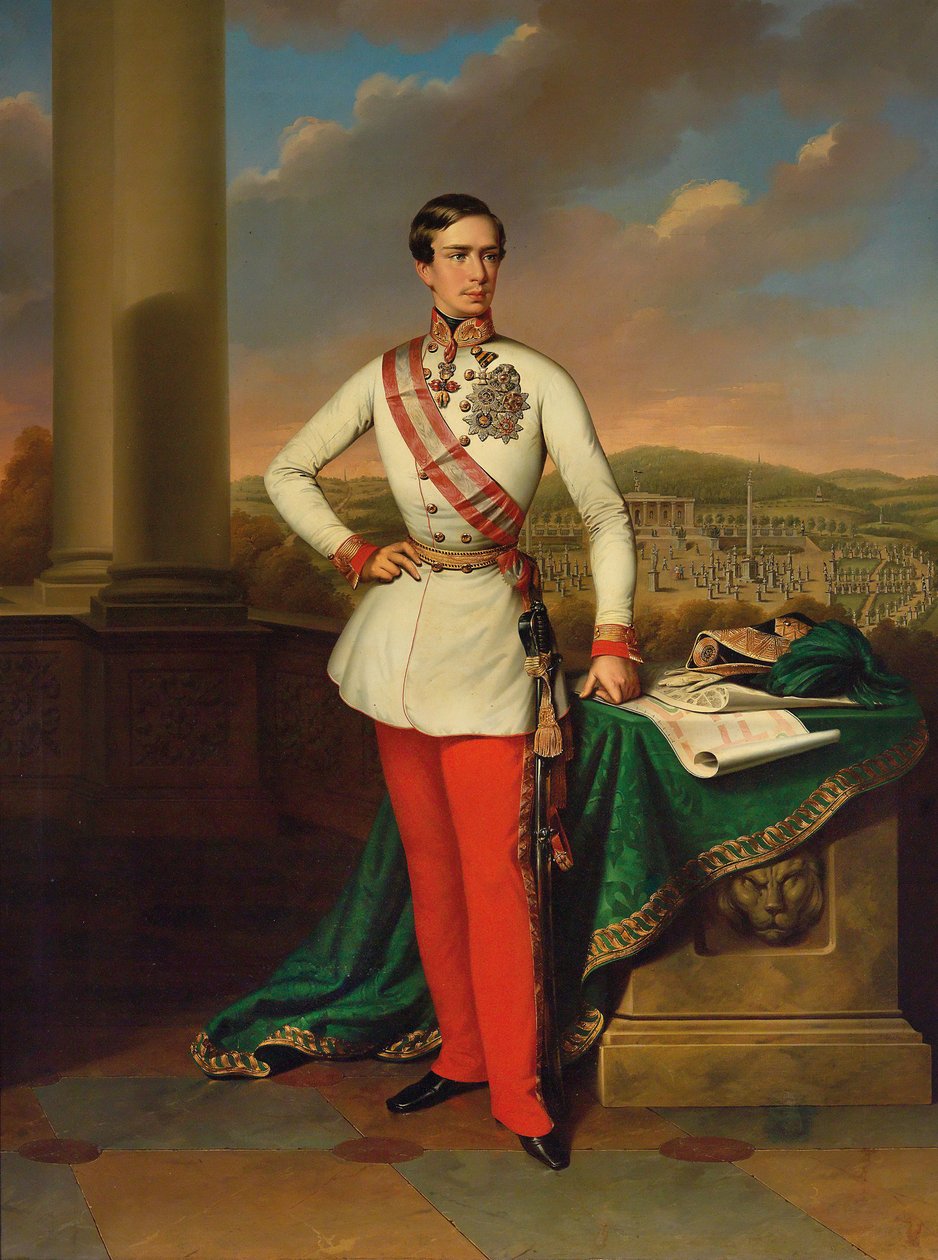 صورة الإمبراطور فرانز جوزيف الأول من النمسا ، 1853. بواسطة إدوارد كليبر