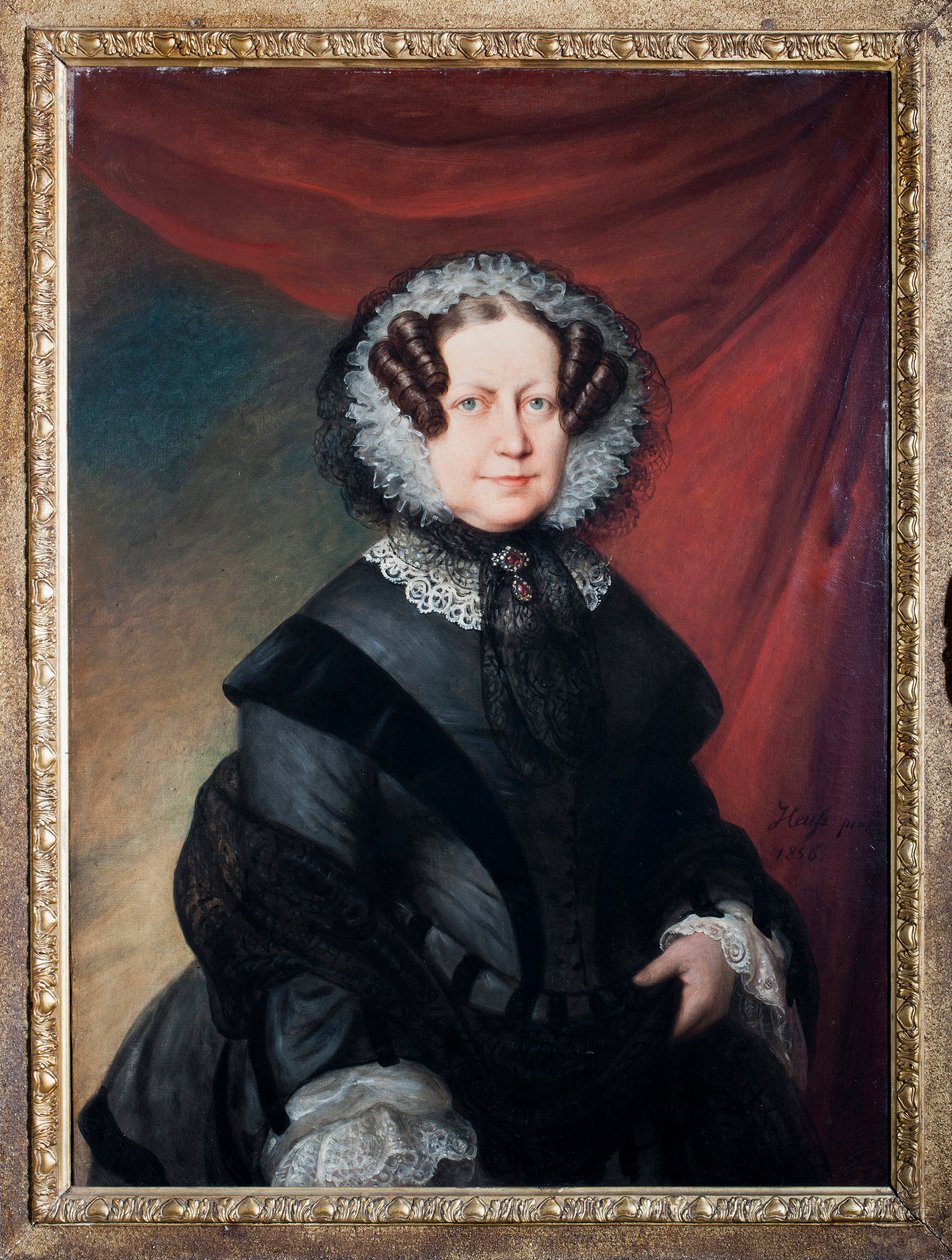صورة Artemisia Negrone Brignole-Sale (Brignole Sale) ، والدة الدوقة Galliera Maria Brignole Sale de Ferrari لوحة Eduard von Heuss (1808-1880) الجينات ، متاحف الشوارع الجديدة بواسطة إدوارد فون هيوس