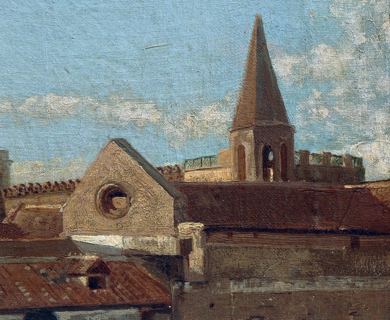 الشرفة ، بواسطة Edoardo Dalbono (1841-1915) ، زيت على لوح ، 45x30 سم. التفاصيل. بواسطة إدواردو دالبونو