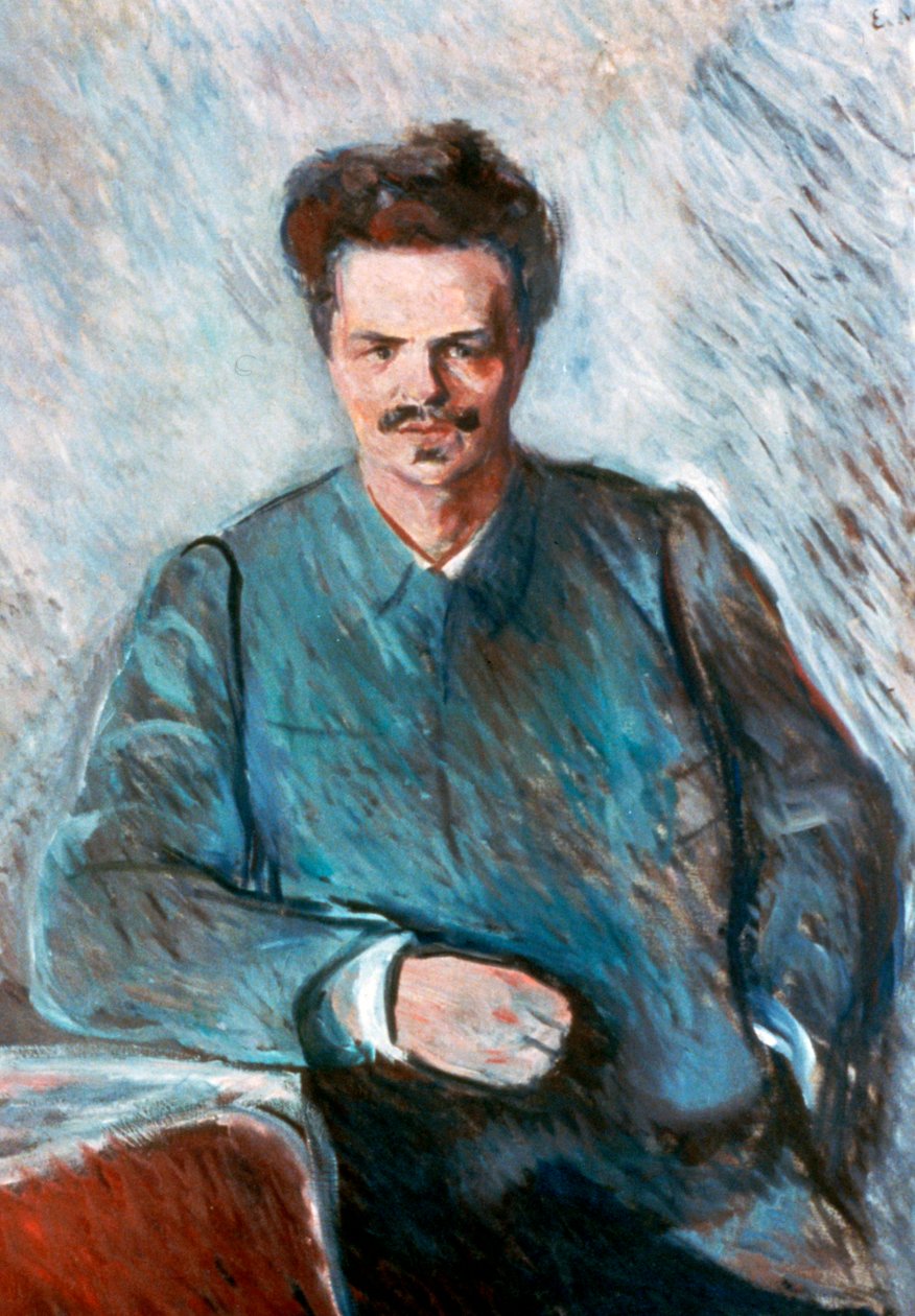 أغسطس ستريندبرغ ، 1892 بواسطة إدوارد مونش