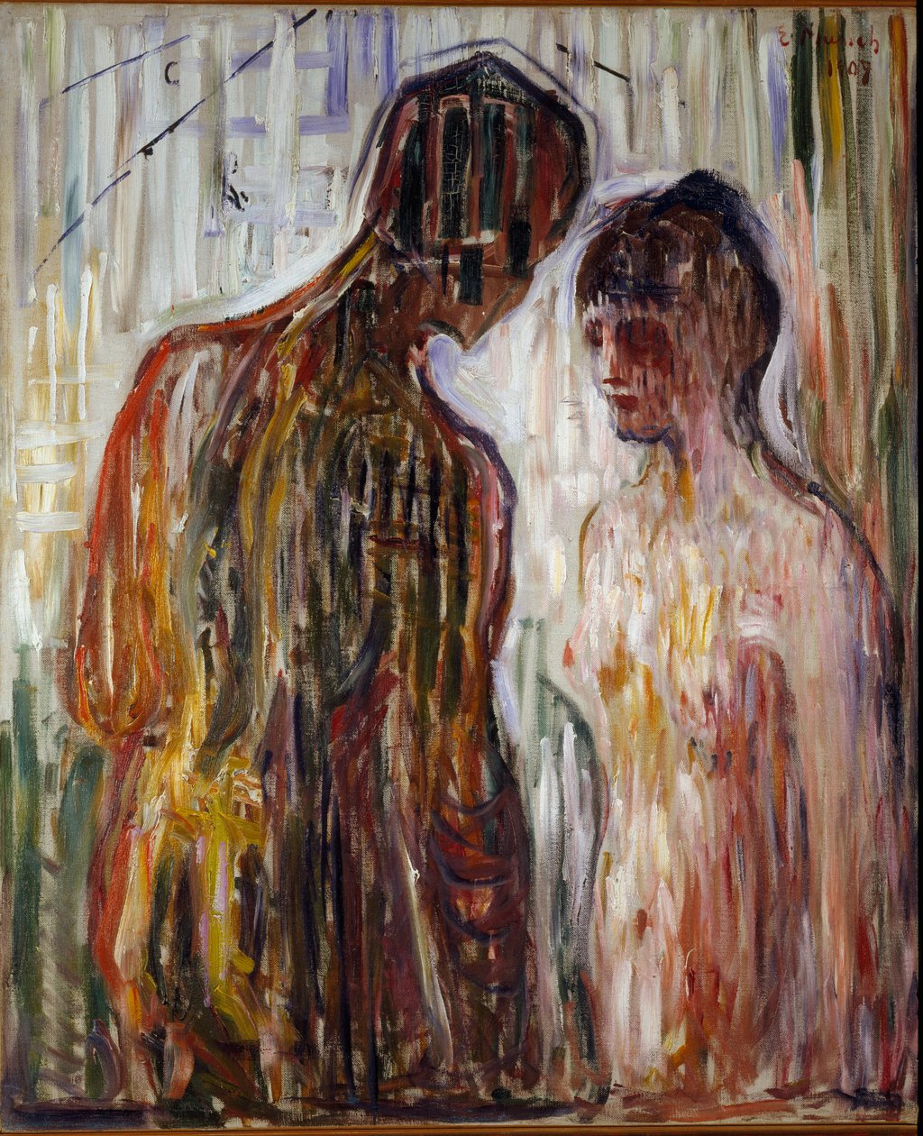 لوحة الحب والنفسية بواسطة إدوارد مونش (1863-1944) بواسطة إدوارد مونش