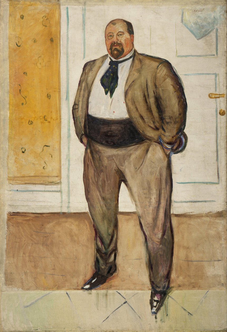 "" صورة للقنصل كريستين ساندبرغ (1861-1918) "" لوحة رسمها إدوارد مونش (1863-1944) 1901 متحف مونش ، أوسلو بواسطة إدوارد مونش