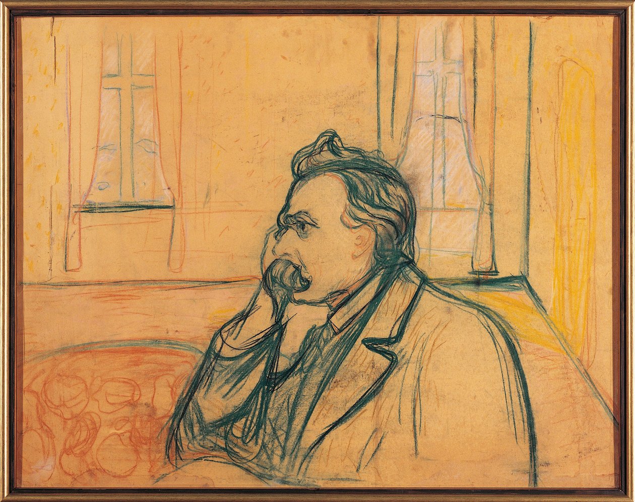Portrait of Friedrich Nietzsche بواسطة إدوارد مونش