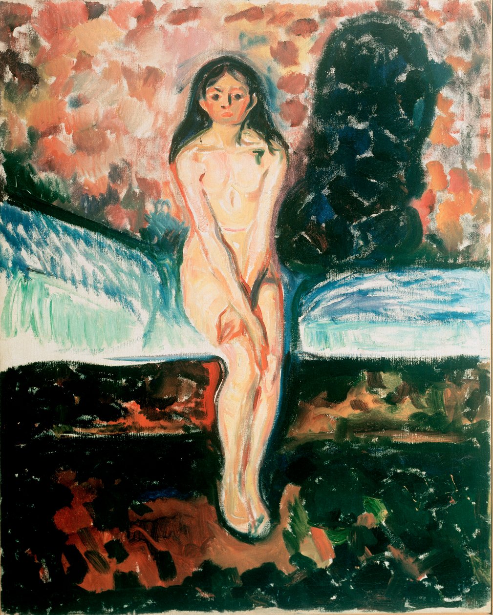 دراسة البلوغ. رسم إدوارد مونش (1863-1944) قبل أوسلو عام 1895 ، Kommunes Kunstsamlinger Munch-Museet (متحف مونش) بواسطة إدوارد مونش