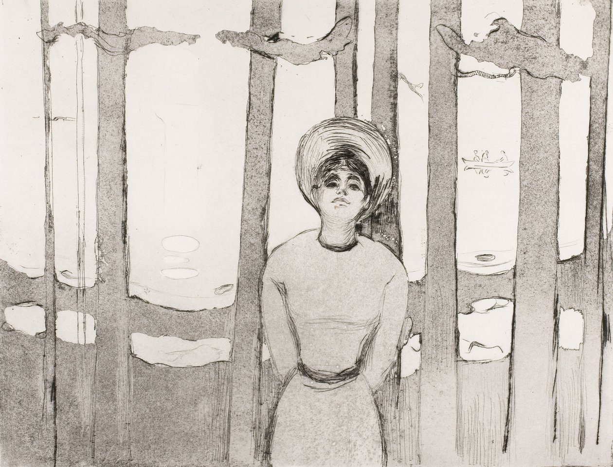 ليلة الصيف ، الصوت ، 1894 بواسطة إدوارد مونش