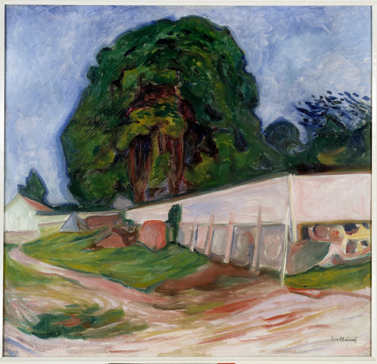 ليلة صيفية في Asgardstrand. رسم إدوارد مونش (1863-1944) إي سي. نورف. بواسطة إدوارد مونش