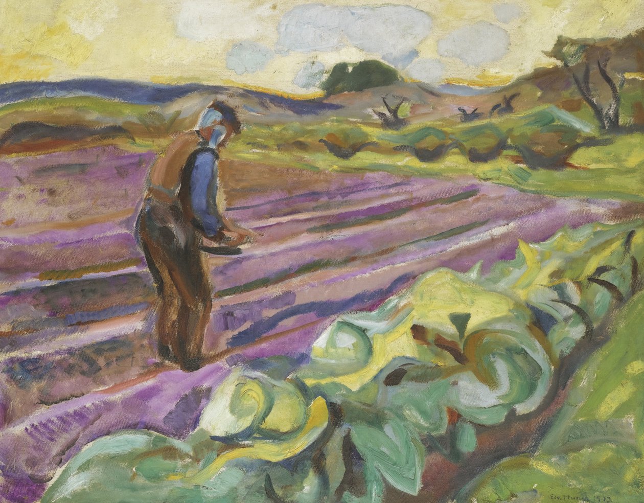 الزارع ، 1913 بواسطة إدوارد مونش