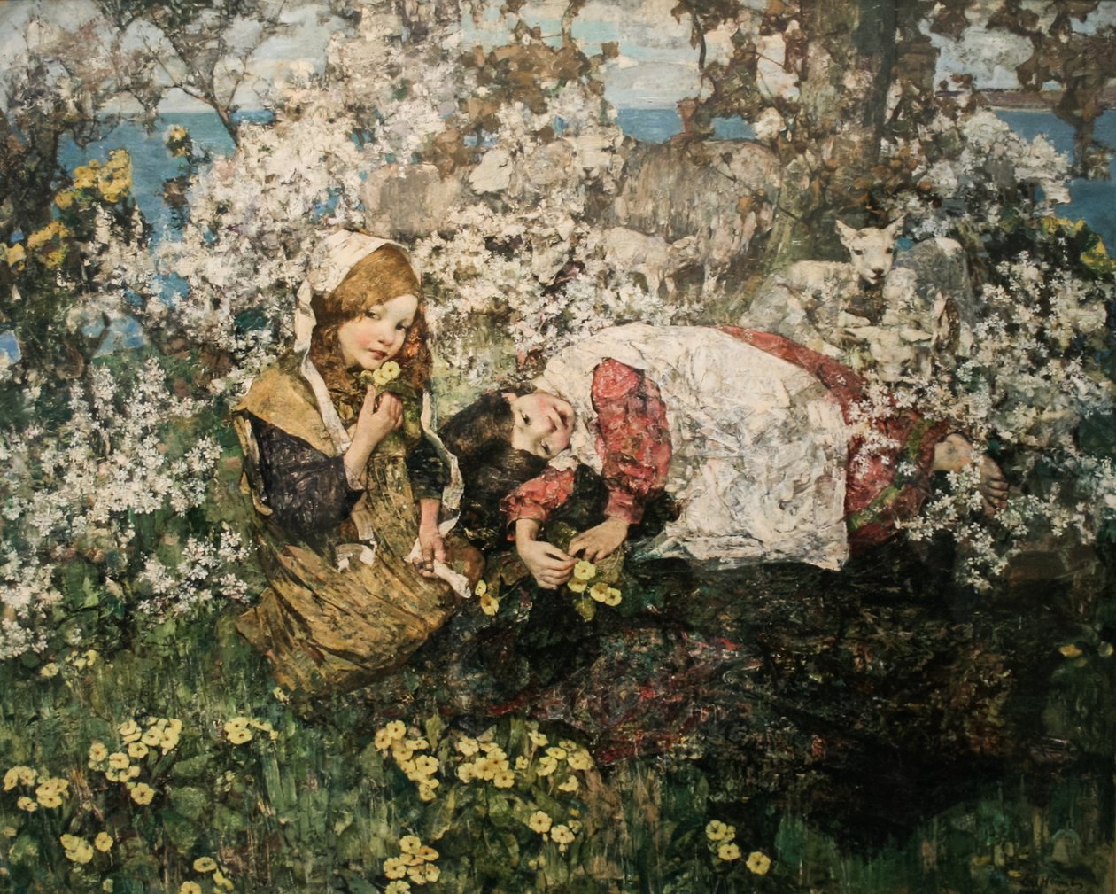 Idyl in SpringnHungarian: ربيع خامل بواسطة إدوارد أتكينسون هورنيل