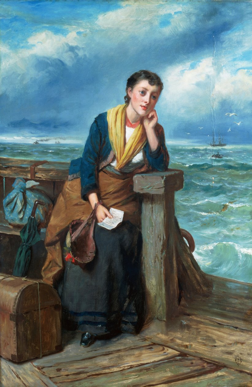 المهاجر ، حوالي 1860 بواسطة إدوارد تشارلز بارنز