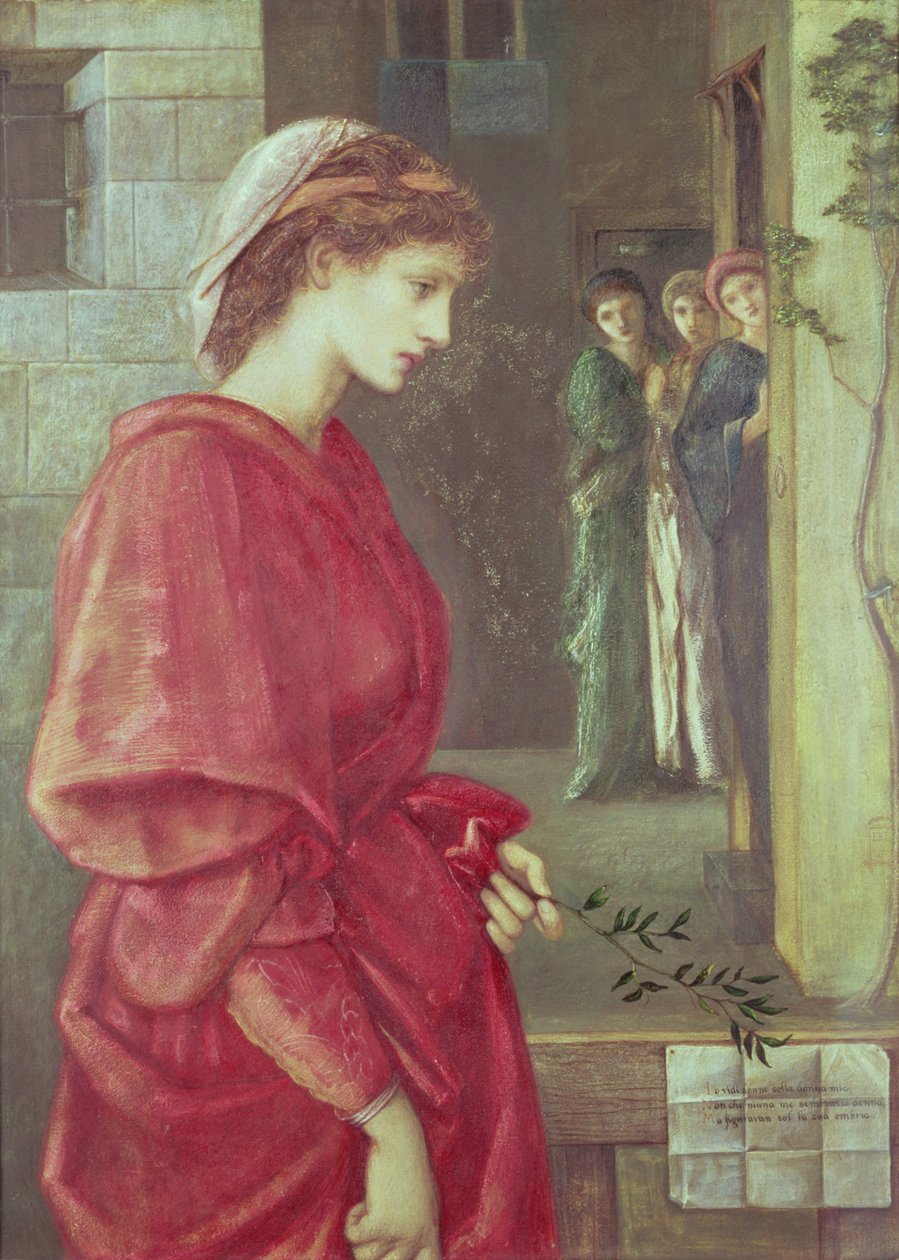 بياتريس ، 1870 (غواش) بواسطة إدوارد بورن جونز