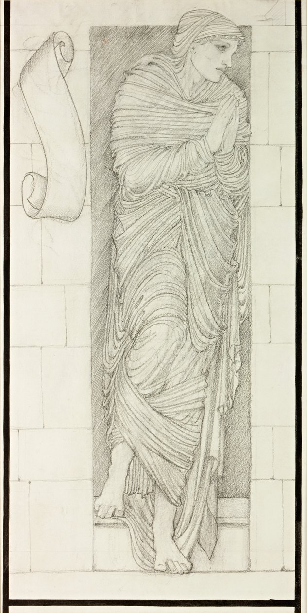 Lazarus - تصميم لنافذة كنيسة St Ethelreda ، Guilsborough ، Northamptonshire بواسطة إدوارد بورن جونز