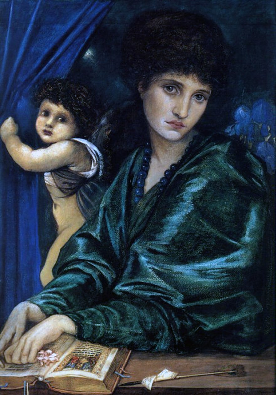 ماريا زامباكو ، عشيقة الفنانة ، 1870 بواسطة إدوارد بورن جونز