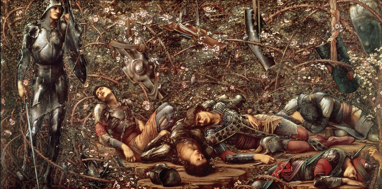 سلسلة `` Briar Rose &39;&39; ، 1: يدخل الأمير في Briar Wood ، 1870-1890 بواسطة إدوارد بورن جونز