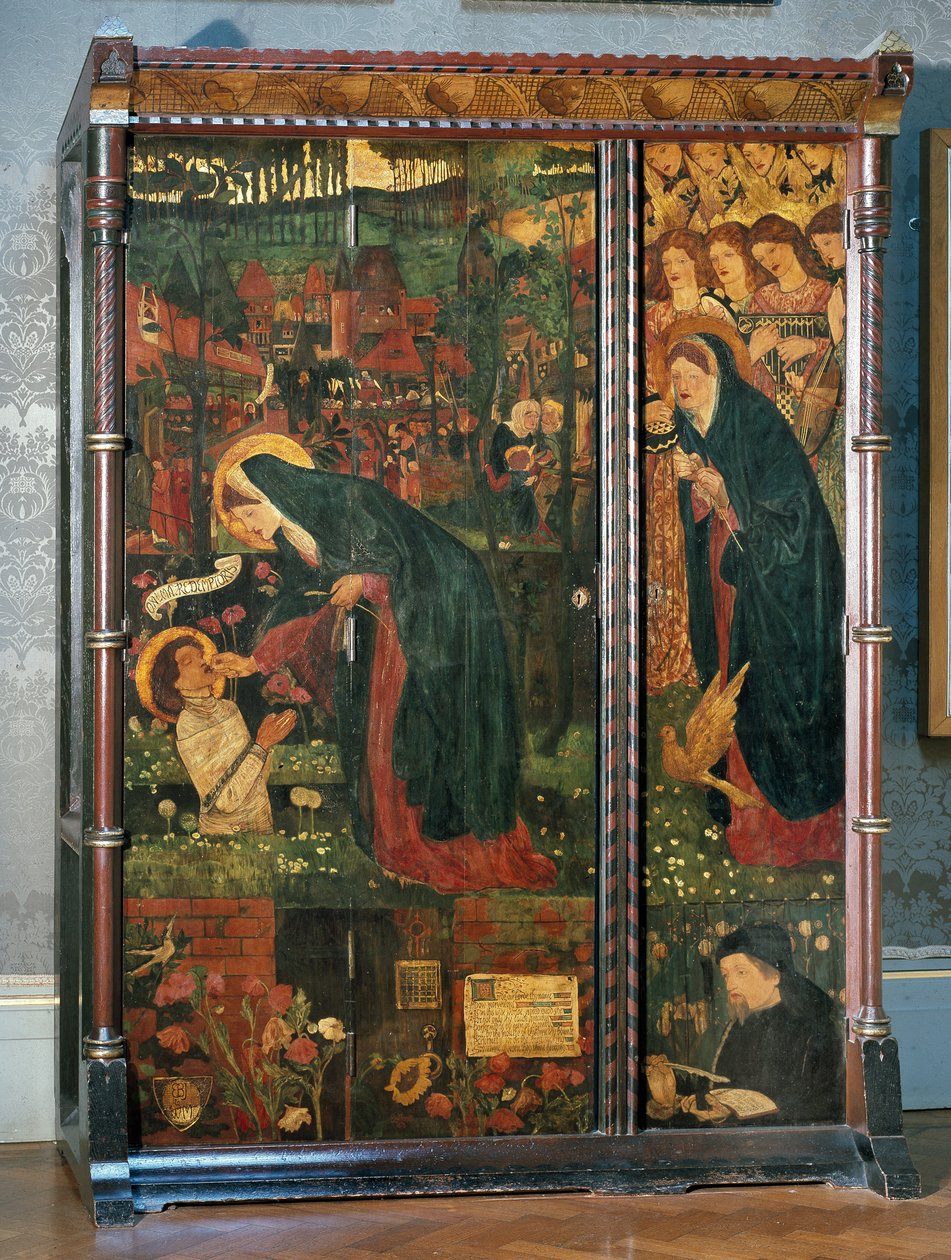حكاية Prioress &39;T ، مزينة ، من تصميم Philip Webb (1831-1915) ، 1859 بواسطة إدوارد بورن جونز