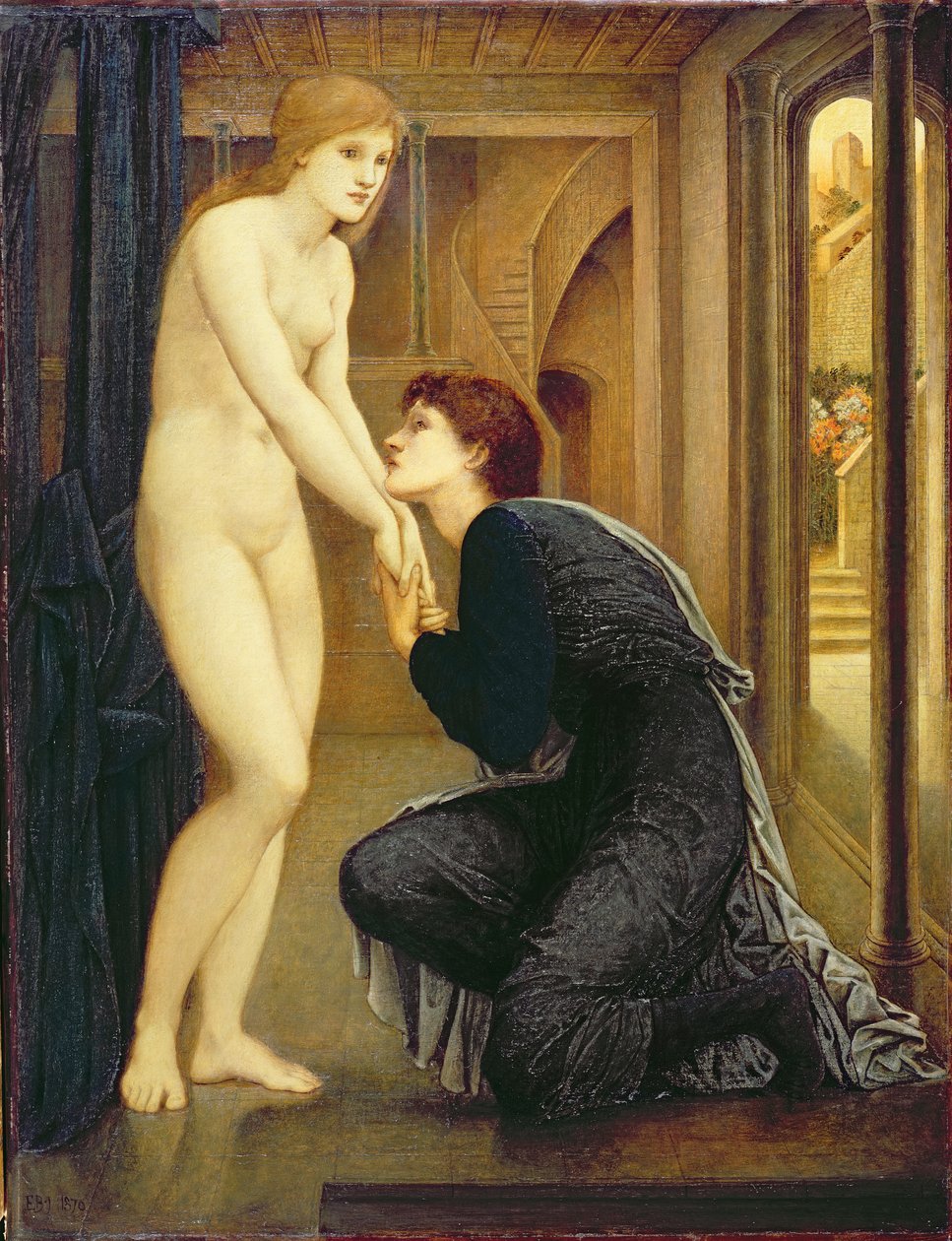 بلوغ الروح ، من سلسلة "Pygmalion and the Image" ، 1870 بواسطة إدوارد بورن جونز