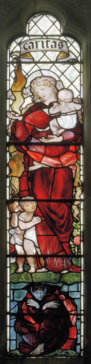 Rochdale، St Chad، Morris & Co.، Edward Burne-Jones، Charity، 1902 بواسطة إدوارد بورن جونز