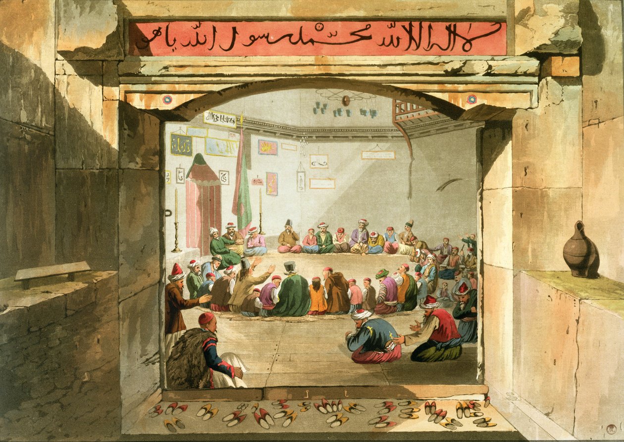 مدخل برج الرياح ، أثينا ، من "فيوز في اليونان" ، حانة. 1821 (أكواتينت) بواسطة إدوارد دودويل