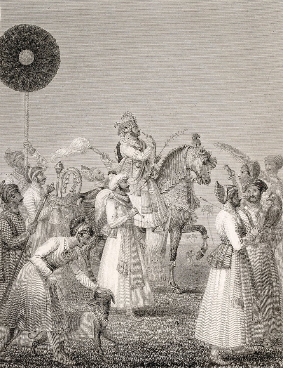 ماهارانا بهيم سينغ من أودايبور ، (حكم 1778-1828) بواسطة إدوارد فرانسيس فايند